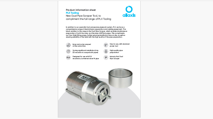 PLX Tooling product information sheet