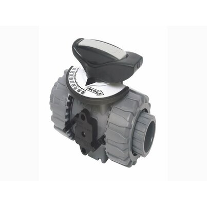 ABS 1 1/2 Metering Ball Valve EPDM