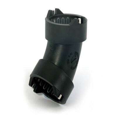 Vulcathene 102mm Enfusion 45 Degree Double Socket Short Swept Bend